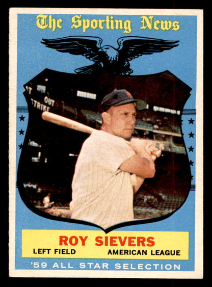 1959 Topps Baseball #566 Roy Sievers A.S. Senators EX-MT 553399