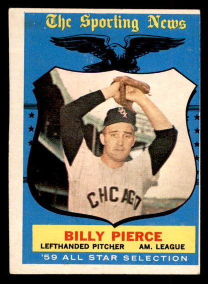 1959 Topps Baseball #572 Billy Pierce A.S. White Sox VG-EX 553404