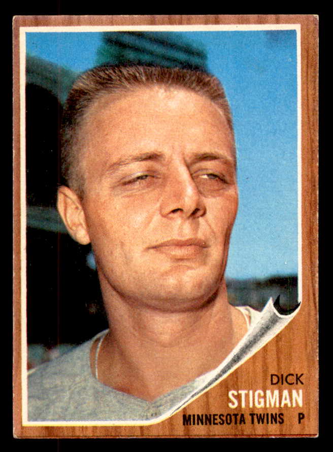 1962 Topps Baseball #532 Dick Stigman Twins EX-MT 553418