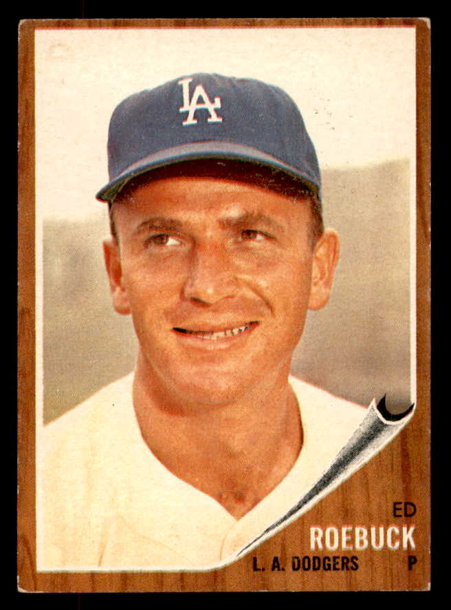 1962 Topps Baseball #535 Ed Roebuck Dodgers EX+/EX-MT 553423