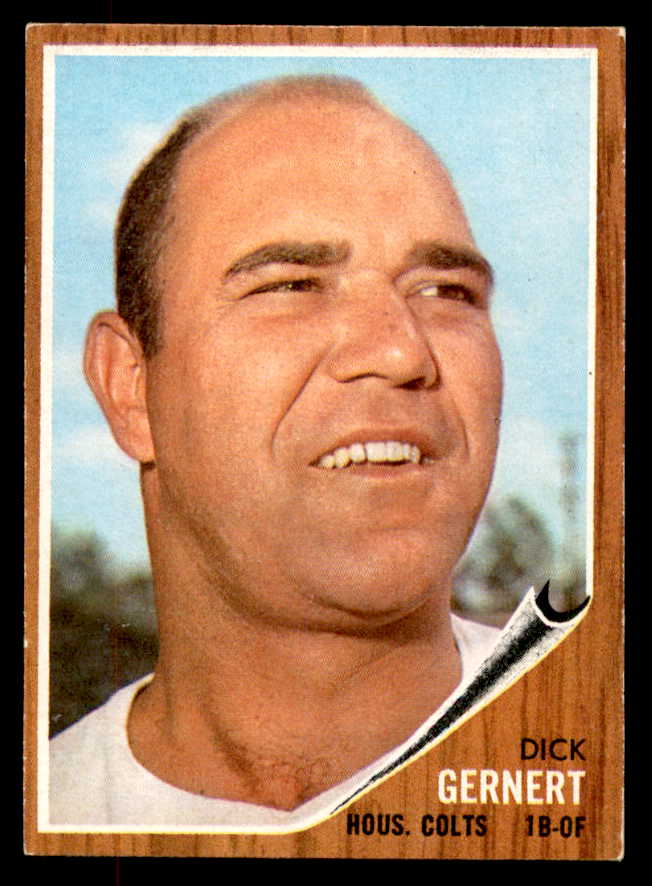 1962 Topps Baseball #536 Dick Gernert Colt .45s EX-MT 553424