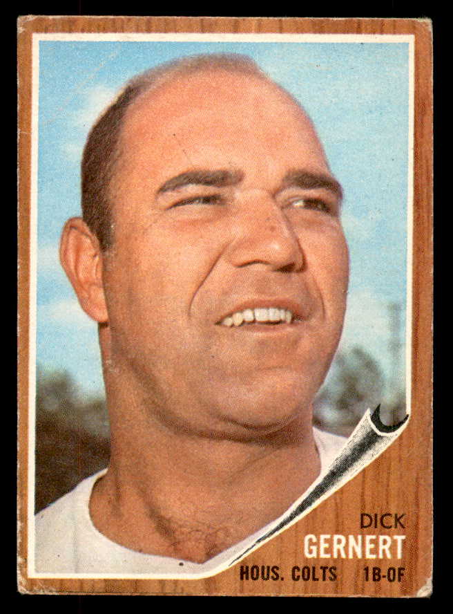 1962 Topps Baseball #536 Dick Gernert Colt .45s VG-EX 553425