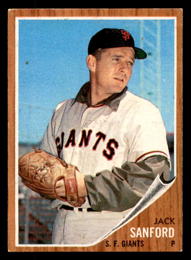 1962 Topps Baseball #538 Jack Sanford Giants EX-MT 553428