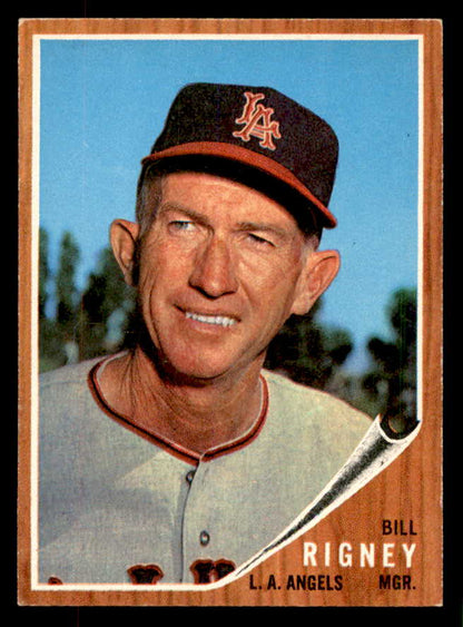 1962 Topps Baseball #549 Bill Rigney Angels EX-MT 553444