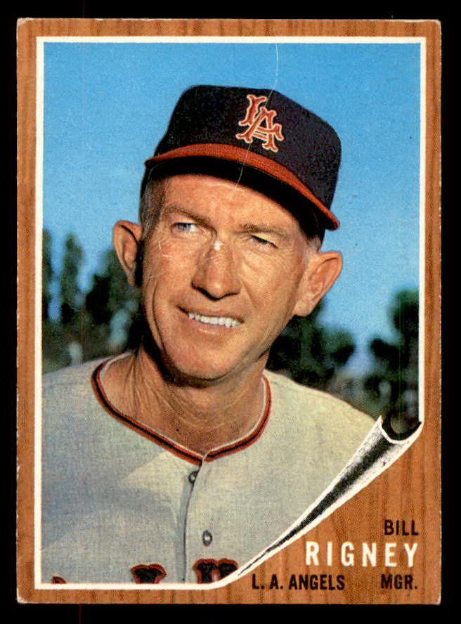 1962 Topps Baseball #549 Bill Rigney Angels EX-MT 553445
