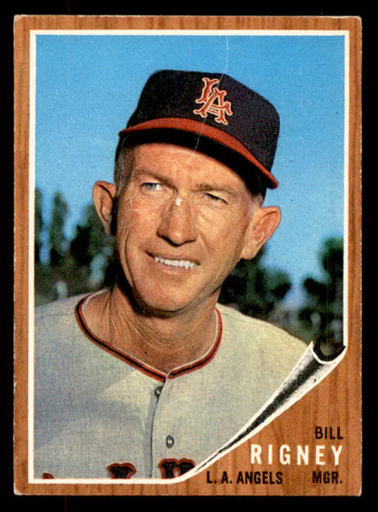 1962 Topps Baseball #549 Bill Rigney Angels EX-MT 553445