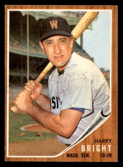 1962 Topps Baseball #551 Harry Bright Senators EX-MT 553449