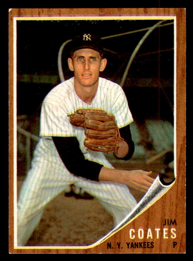 1962 Topps Baseball #553 Jim Coates Yankees EX-MT 553451