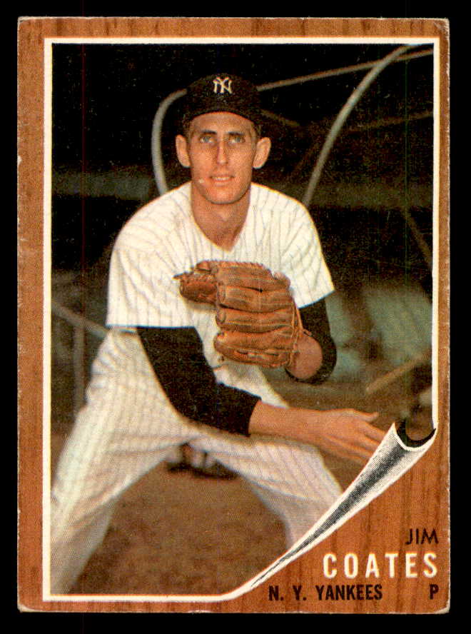1962 Topps Baseball #553 Jim Coates Yankees VG-EX 553453