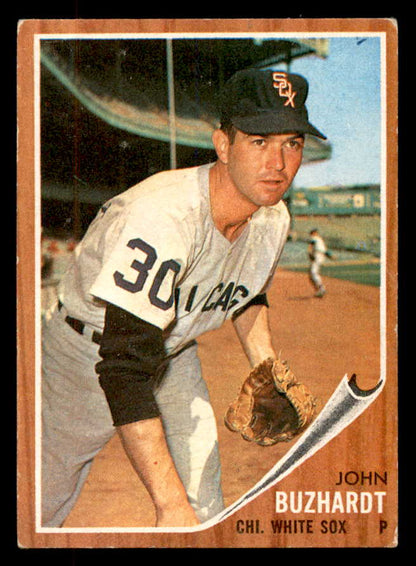 1962 Topps Baseball #555 John Buzhardt White Sox VG-EX 553456
