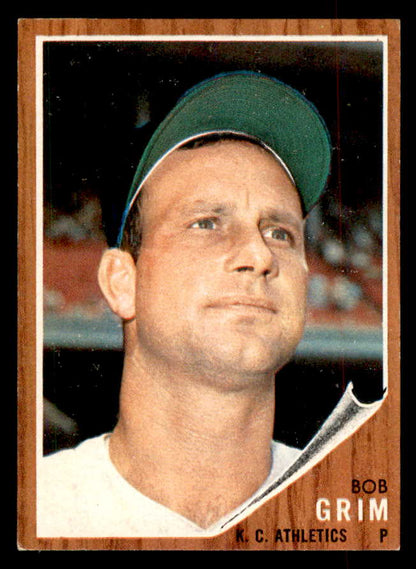 1962 Topps Baseball #564 Bob Grim A's EX-MT 553474
