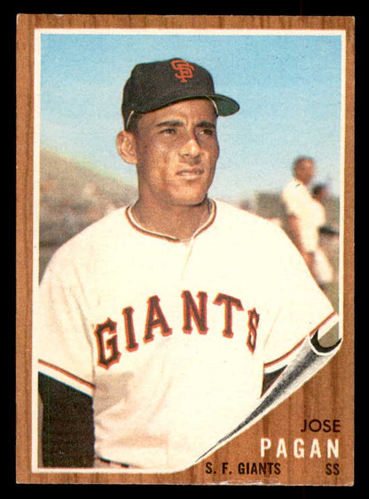 1962 Topps Baseball #565 Jose Pagan Giants EX-MT 553476
