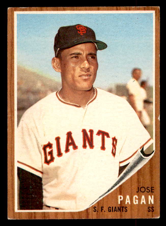 1962 Topps Baseball #565 Jose Pagan Giants EX 553478