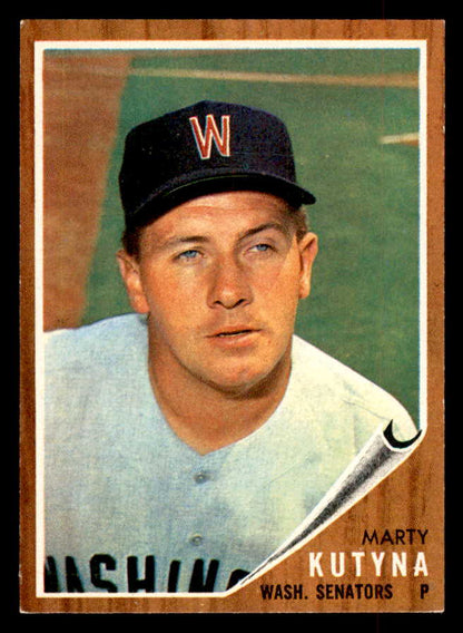 1962 Topps Baseball #566 Marty Kutyna Senators EX-MT 553479