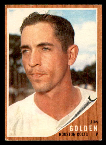1962 Topps Baseball #568 Jim Golden Colt .45s EX 553484