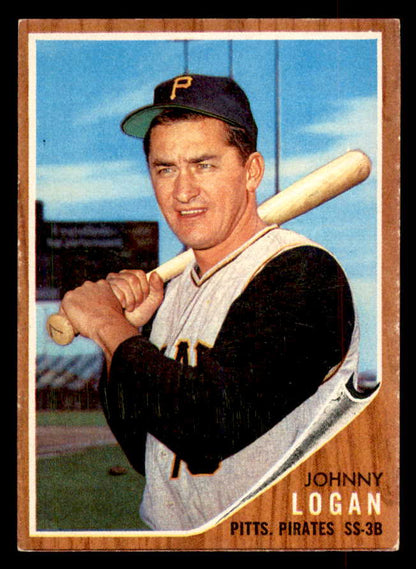 1962 Topps Baseball #573 Johnny Logan Pirates EX-MT 553493