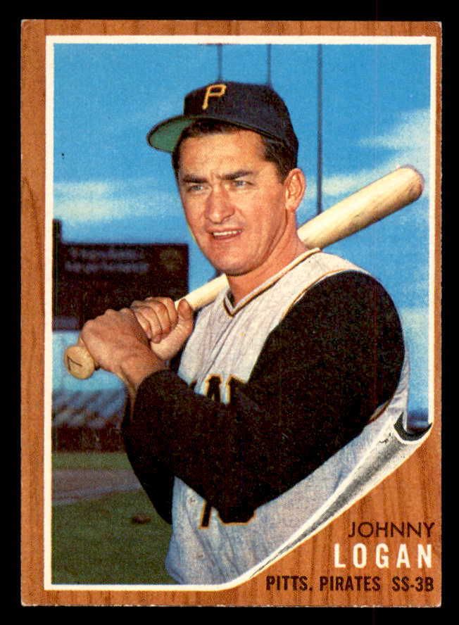 1962 Topps Baseball #573 Johnny Logan Pirates EX 553494