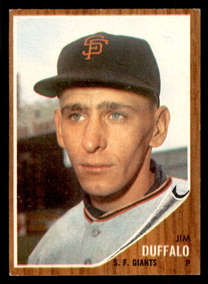 1962 Topps Baseball #578 Jim Duffalo Giants EX-MT 553501