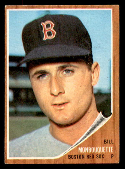 1962 Topps Baseball #580 Bill Monbouquette Red Sox VG-EX 553505