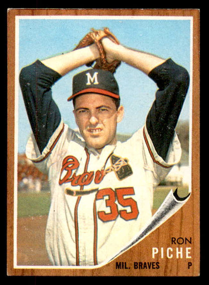 1962 Topps Baseball #582 Ron Piche Braves EX-MT 553510