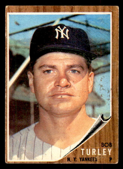 1962 Topps Baseball #589 Bob Turley Yankees VG-EX 553522