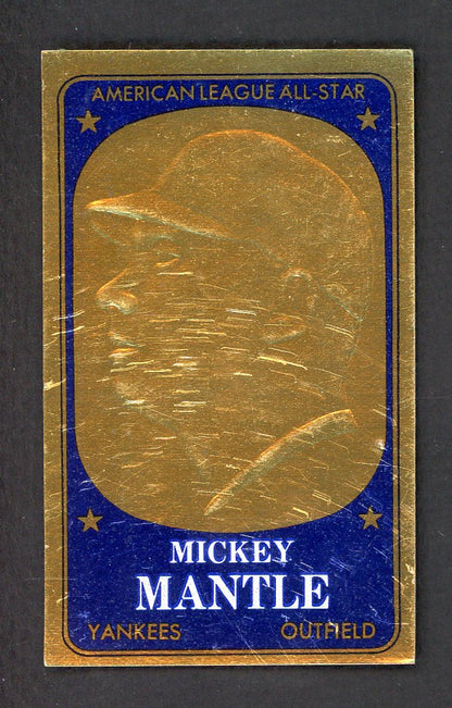 1965 Topps Baseball Embossed #011 Mickey Mantle Yankees VG-EX/EX 553535