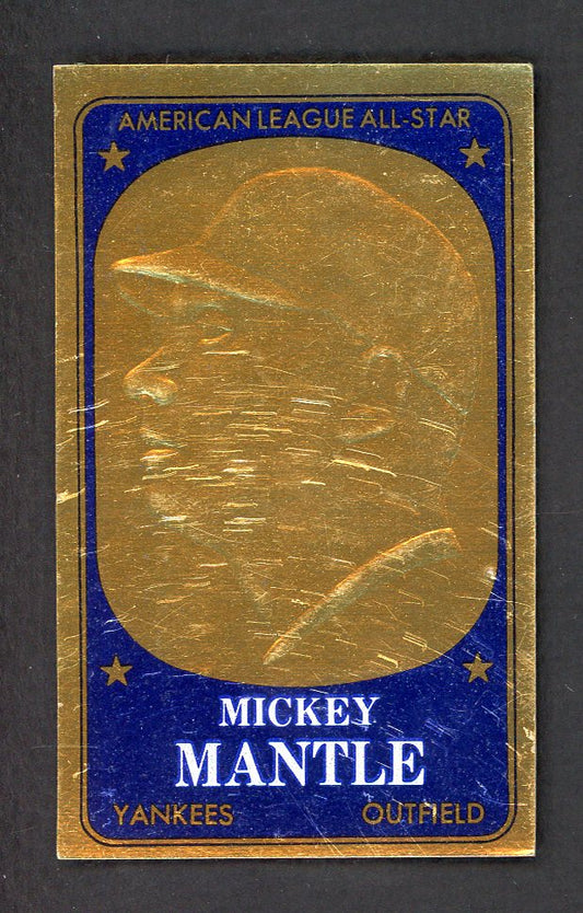 1965 Topps Baseball Embossed #011 Mickey Mantle Yankees VG-EX/EX 553535