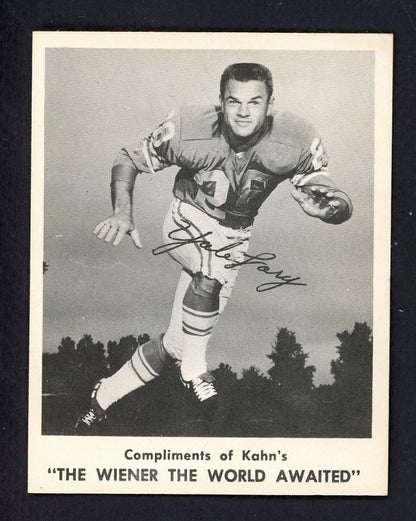 1963 Kahns Football Yale Lary Lions EX 553541