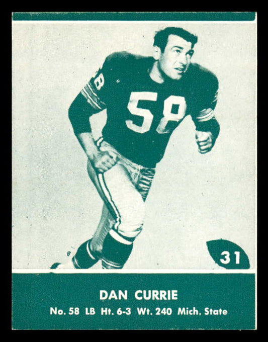 1960 Lake To Lake #031 Dan Currie Packers NR-MT 553557