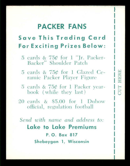 1960 Lake To Lake #029 Ron Kramer Packers NR-MT 553558
