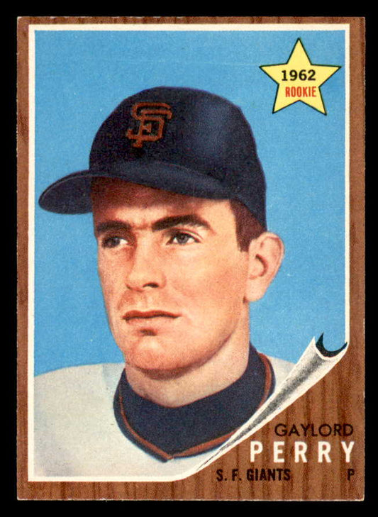 1962 Topps Baseball #199 Gaylord Perry Giants EX-MT 553568