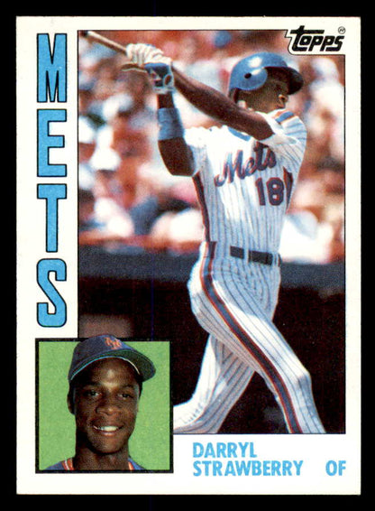 1984 Topps #182 Darryl Strawberry Mets NR-MT 553581
