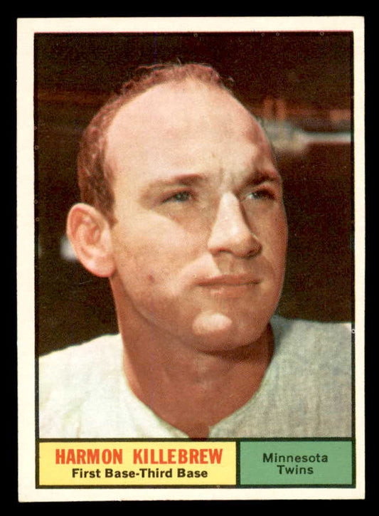 1961 Topps Baseball #080 Harmon Killebrew Twins EX-MT 553598