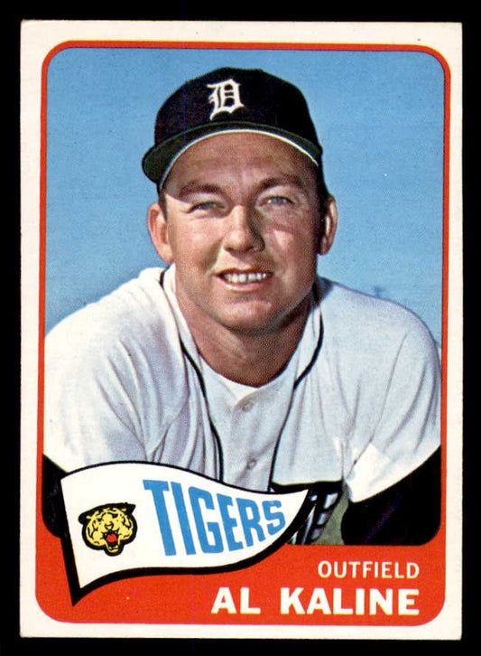 1965 Topps Baseball #130 Al Kaline Tigers EX 553615