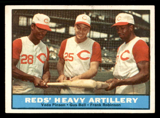 1961 Topps Baseball #025 Frank Robinson Gus Bell EX 553616