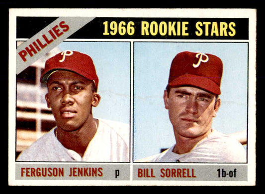 1966 Topps Baseball #254 Fergie Jenkins Phillies EX+/EX-MT 553643