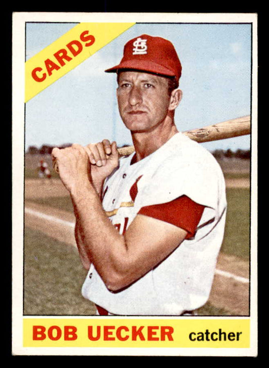 1966 Topps Baseball #091 Bob Uecker Cardinals EX+/EX-MT Trade 553644