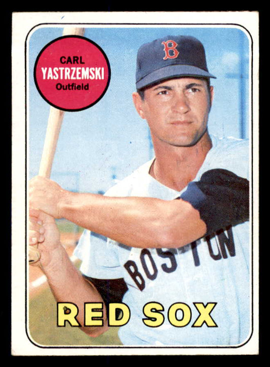 1969 Topps Baseball #130 Carl Yastrzemski Red Sox EX+/EX-MT 553645
