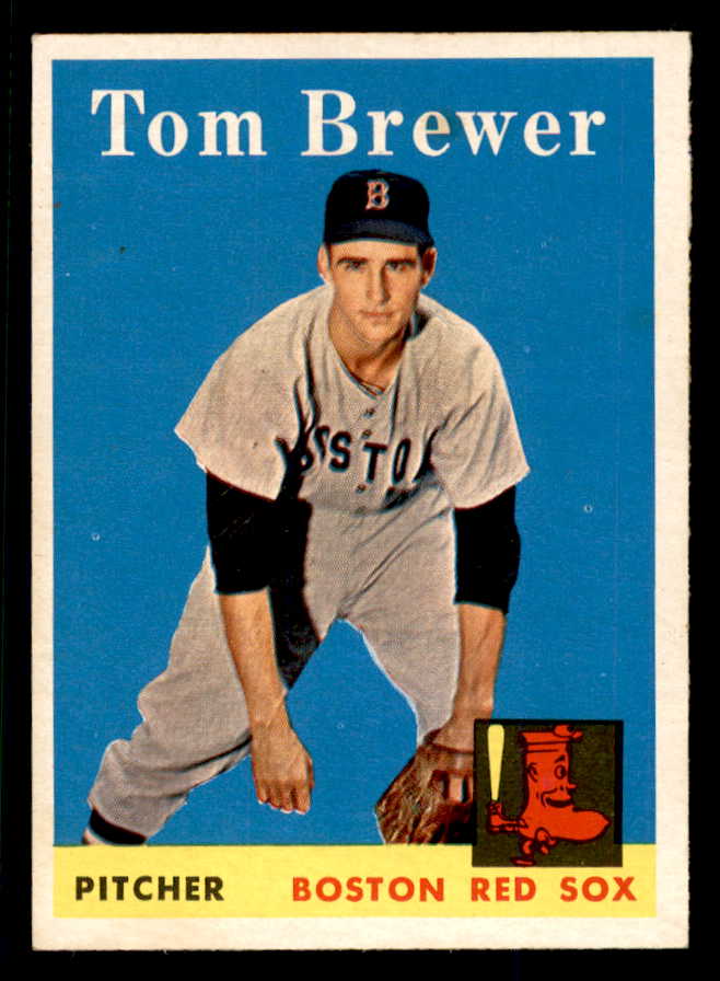 1958 Topps Baseball #220 Tom Brewer Red Sox NR-MT 553656