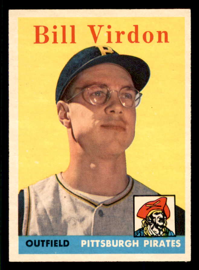 1958 Topps Baseball #198 Bill Virdon Pirates NR-MT 553660