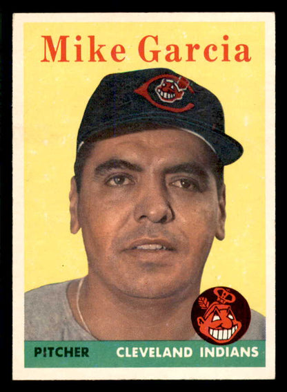 1958 Topps Baseball #196 Mike Garcia Indians NR-MT 553662