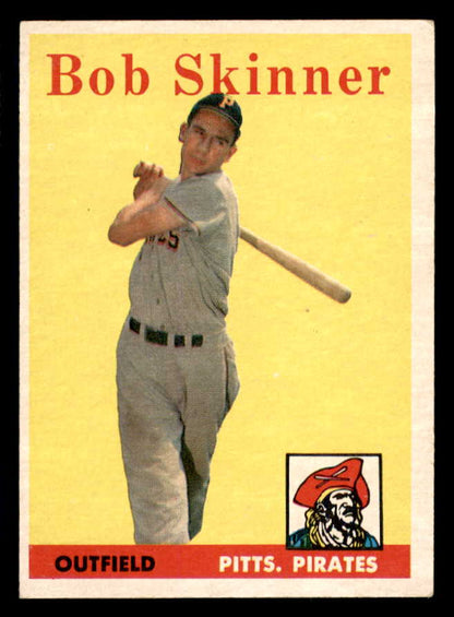 1958 Topps Baseball #094 Bob Skinner Pirates NR-MT 553670