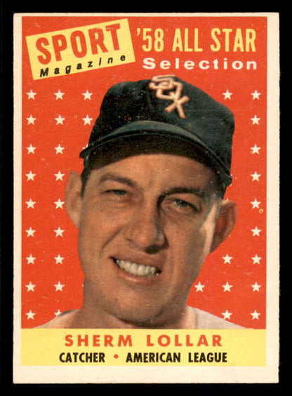 1958 Topps Baseball #491 Sherm Lollar A.S. White Sox NR-MT 553680