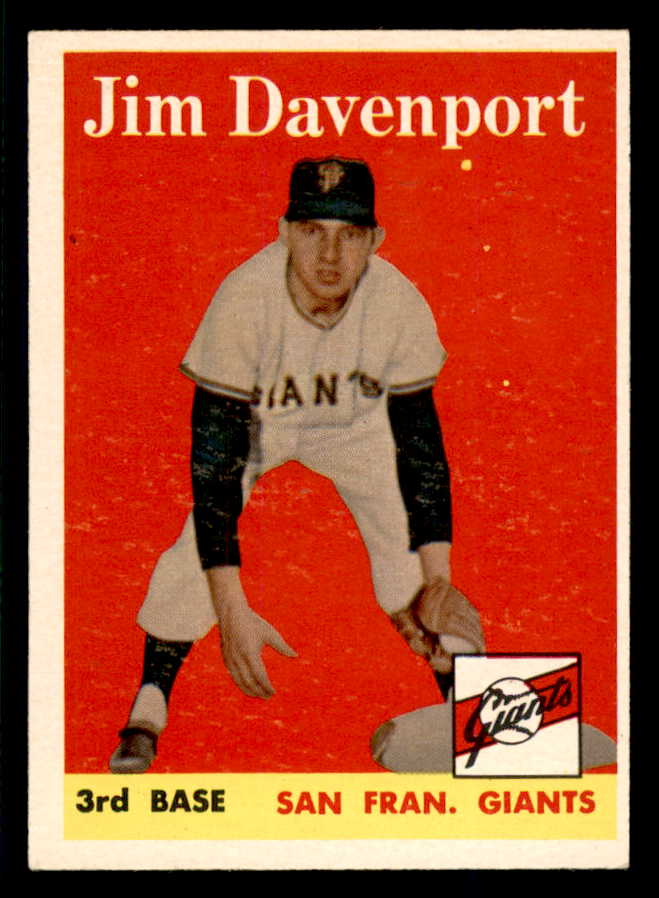 1958 Topps Baseball #413 Jim Davenport Giants NR-MT 553684