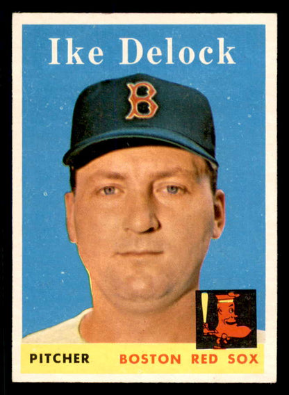 1958 Topps Baseball #328 Ike Delock Red Sox NR-MT 553692
