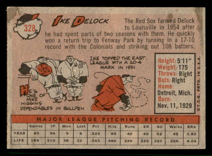 1958 Topps Baseball #328 Ike Delock Red Sox NR-MT 553692