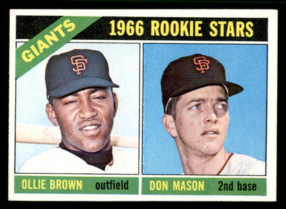 1966 Topps Baseball #524 Ollie Brown Giants NR-MT 553699