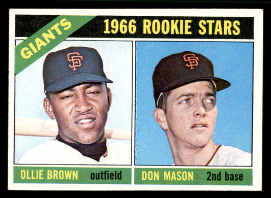 1966 Topps Baseball #524 Ollie Brown Giants NR-MT 553699
