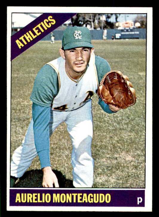 1966 Topps Baseball #532 Aurelio Monteagudo A's NR-MT 553713
