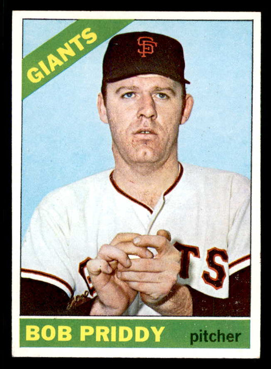 1966 Topps Baseball #572 Bob Priddy Giants NR-MT 553797